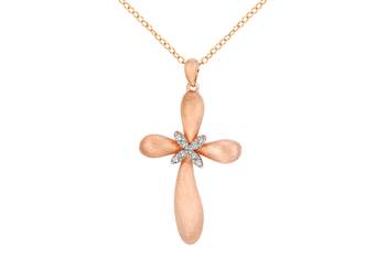 Sterling Silver Pendant Made With Cubic Zirconia 1
