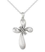 Sterling Silver Pendant Made With Cubic Zirconia