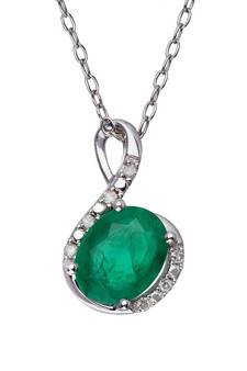 Sterling Silver Pendant Made With Cubic Zirconia