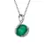 Sterling Silver Pendant Made With Cubic Zirconia
