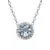 Sterling Silver Pendant Made With Cubic Zirconia