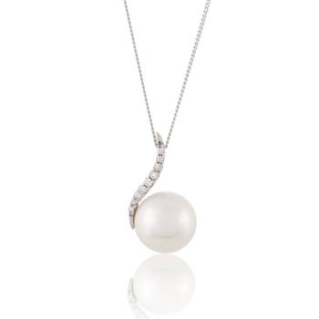 Sterling Silver Pendant Made With Cubic Zirconia 1