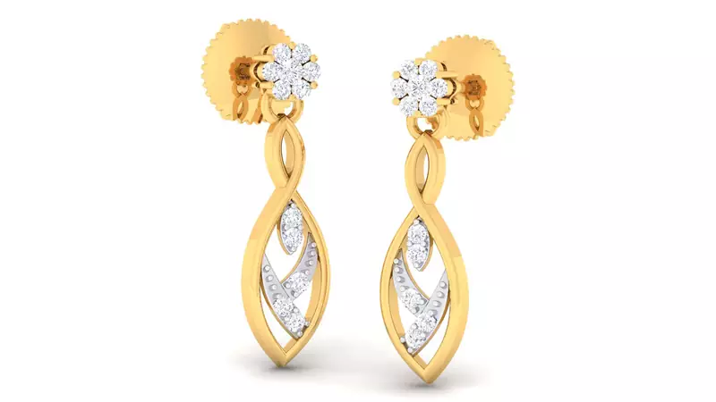 Sterling Silver Dipti Earrin
