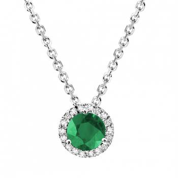 Sterling Silver Pendant Made With Cubic Zirconia 1