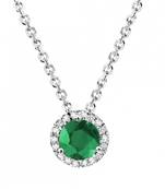 Sterling Silver Pendant Made With Cubic Zirconia