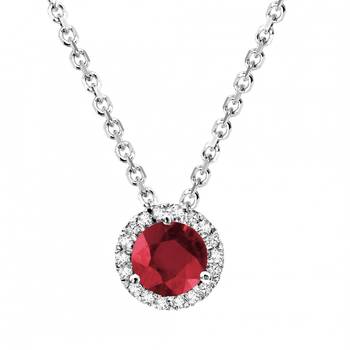 Sterling Silver Pendant Made With Cubic Zirconia 1