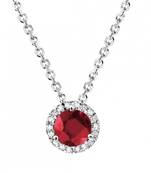 Sterling Silver Pendant Made With Cubic Zirconia