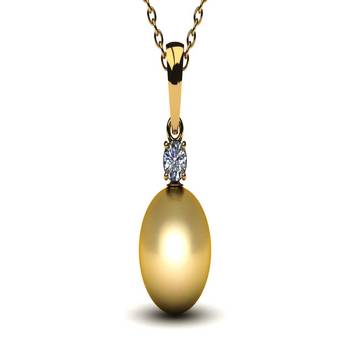 Sterling Silver Pendant Made With Cubic Zirconia 1
