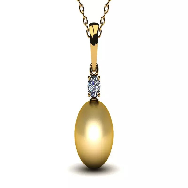 Sterling Silver Pendant Made With Cubic Zirconia