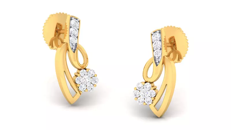 Sterling Silver Akshara Earrin