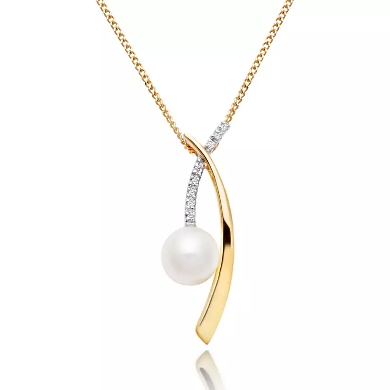 Sterling Silver Pendant Made With Cubic Zirconia