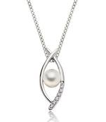 Sterling Silver Pendant Made With Cubic Zirconia