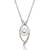 Sterling Silver Pendant Made With Cubic Zirconia