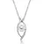 Sterling Silver Pendant Made With Cubic Zirconia