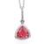 Sterling Silver Pendant Made With Cubic Zirconia