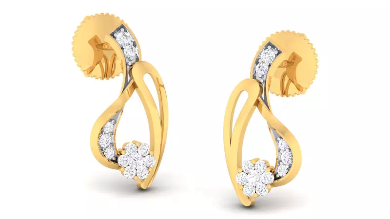 Sterling Silver Teena Earrin