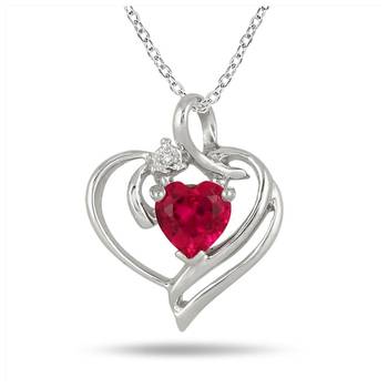 Sterling Silver Pendant Made With Cubic Zirconia 1