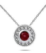 Sterling Silver Pendant Made With Cubic Zirconia