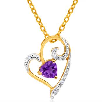 Sterling Silver Pendant Made With Cubic Zirconia 1