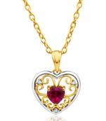 Sterling Silver Pendant Made With Cubic Zirconia