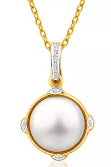 Sterling Silver Pendant Made With Cubic Zirconia