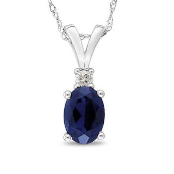 Sterling Silver Pendant Made With Cubic Zirconia 1