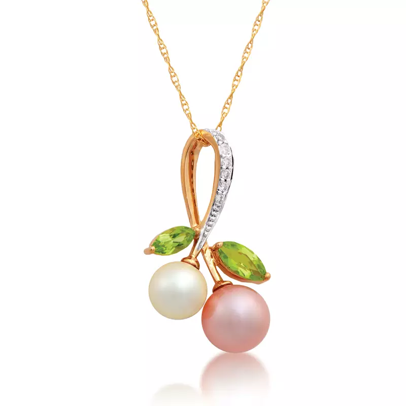 Sterling Silver Pendant Made With Cubic Zirconia