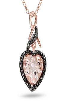 Sterling Silver Pendant Made With Cubic Zirconia
