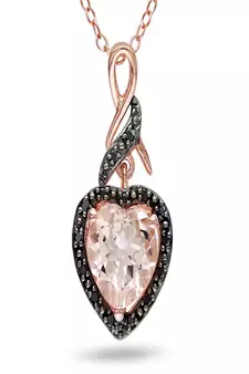 Sterling Silver Pendant Made With Cubic Zirconia