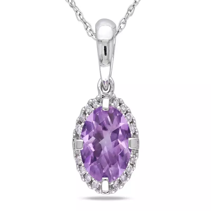 Sterling Silver Pendant Made With Cubic Zirconia
