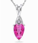Sterling Silver Pendant Made With Cubic Zirconia