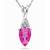 Sterling Silver Pendant Made With Cubic Zirconia