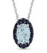 Sterling Silver Pendant Made With Cubic Zirconia