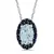 Sterling Silver Pendant Made With Cubic Zirconia