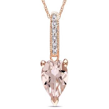 Sterling Silver Pendant Made With Cubic Zirconia 1