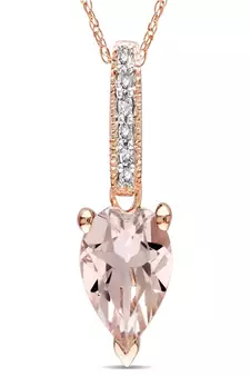 Sterling Silver Pendant Made With Cubic Zirconia