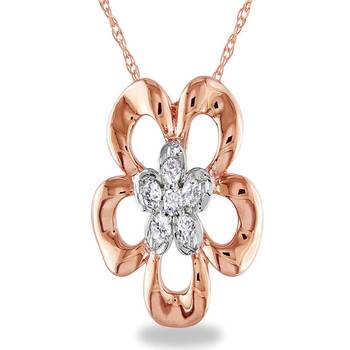 Sterling Silver Pendant Made With Cubic Zirconia 1