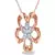 Sterling Silver Pendant Made With Cubic Zirconia