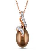 Sterling Silver Pendant Made With Cubic Zirconia