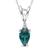 Sterling Silver Pendant Made With Cubic Zirconia