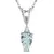 Sterling Silver Pendant Made With Cubic Zirconia