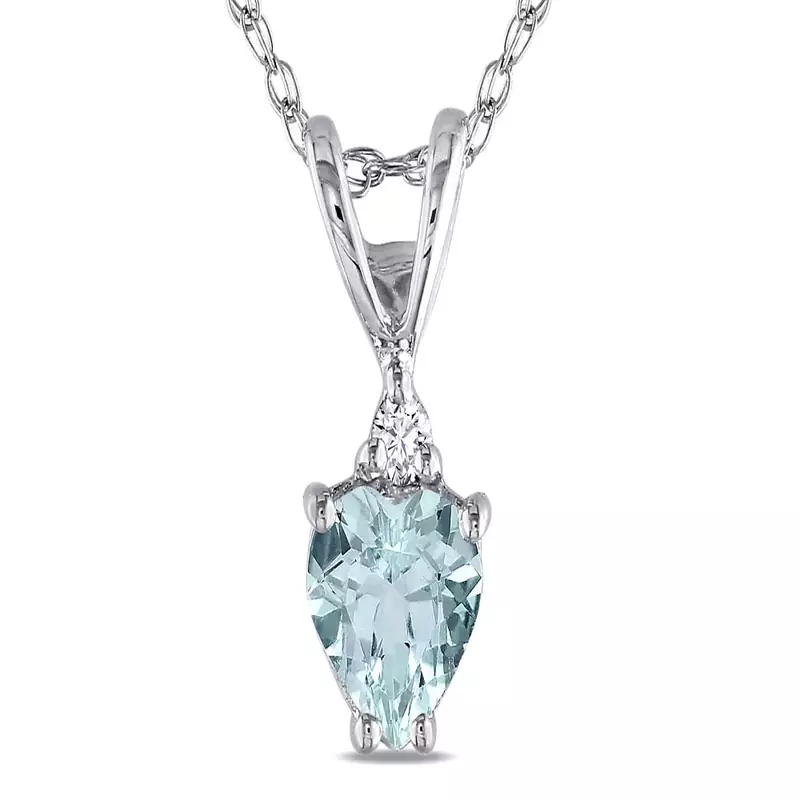 Sterling Silver Pendant Made With Cubic Zirconia