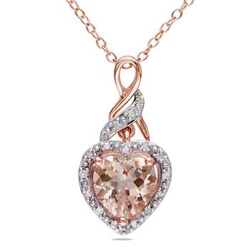 Sterling Silver Pendant Made With Cubic Zirconia 1