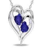 Sterling Silver Pendant Made With Cubic Zirconia