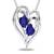 Sterling Silver Pendant Made With Cubic Zirconia