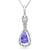 Sterling Silver Pendant Made With Cubic Zirconia