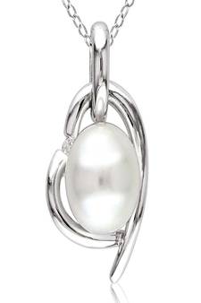 Sterling Silver Pendant Made With Cubic Zirconia