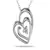 Sterling Silver Pendant Made With Cubic Zirconia