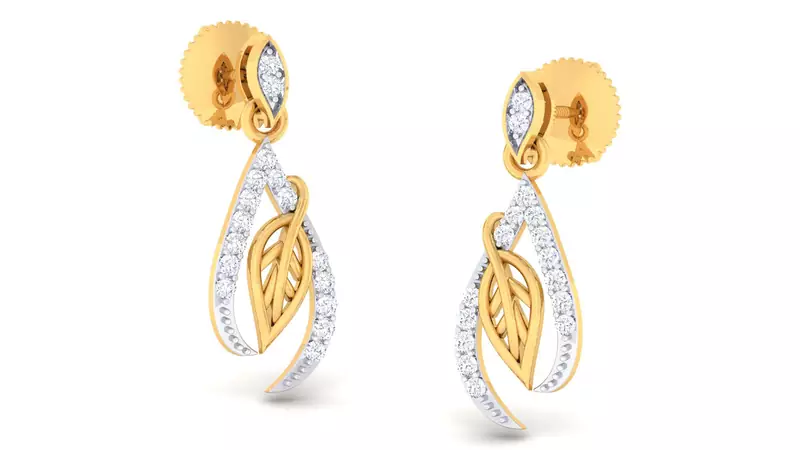 Sterling Silver Prutha Earrin