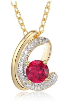 Sterling Silver Pendant Made With Cubic Zirconia